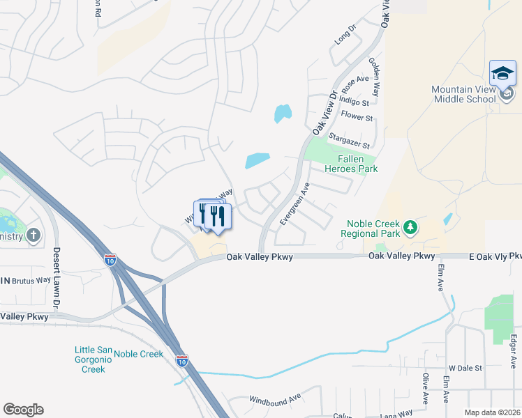 map of restaurants, bars, coffee shops, grocery stores, and more near 808 Classic Avenue in Beaumont