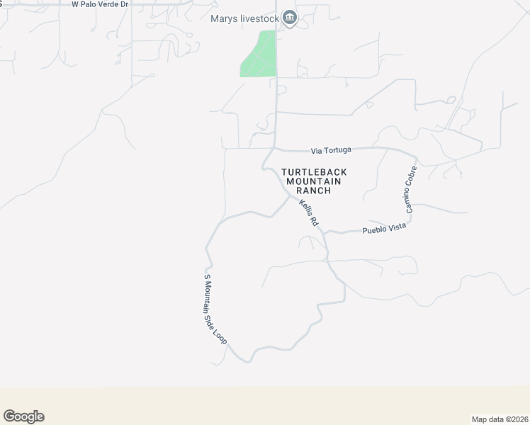map of restaurants, bars, coffee shops, grocery stores, and more near 1101 Kellis Road in Wickenburg