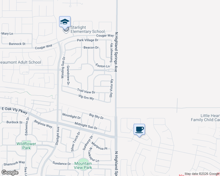 map of restaurants, bars, coffee shops, grocery stores, and more near in Beaumont