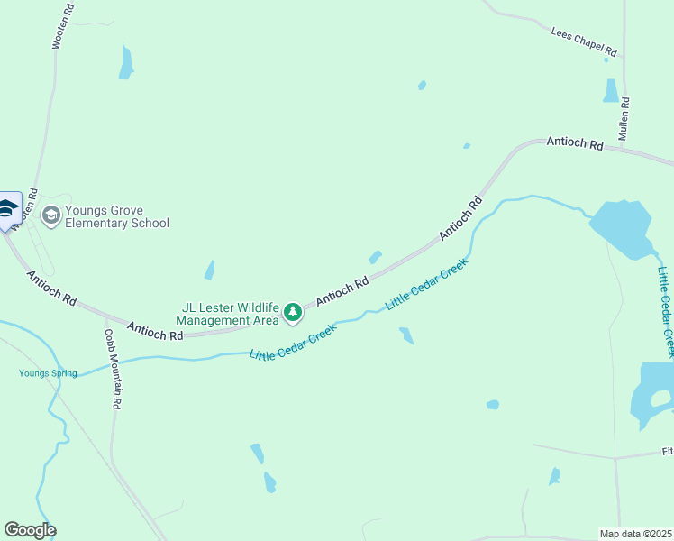 map of restaurants, bars, coffee shops, grocery stores, and more near 2655 Antioch Road in Cedartown