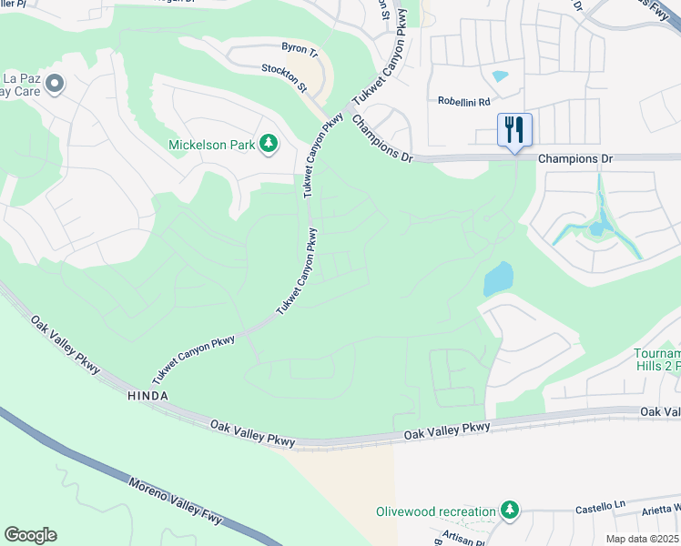 map of restaurants, bars, coffee shops, grocery stores, and more near 11560 Hanna Street in Beaumont