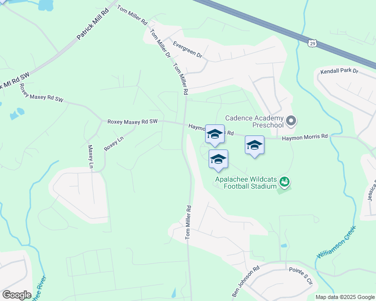 map of restaurants, bars, coffee shops, grocery stores, and more near 800 Tom Miller Road in Bethlehem