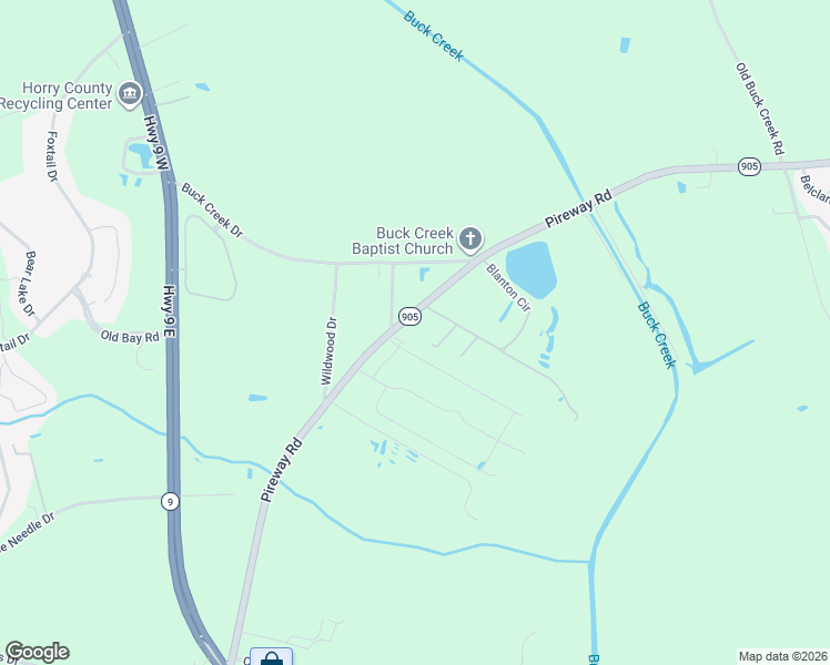 map of restaurants, bars, coffee shops, grocery stores, and more near 11394 South Carolina 905 in Longs