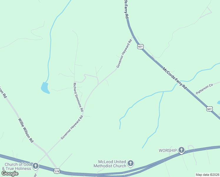 map of restaurants, bars, coffee shops, grocery stores, and more near 512 Governor Heyward Road in Eastover