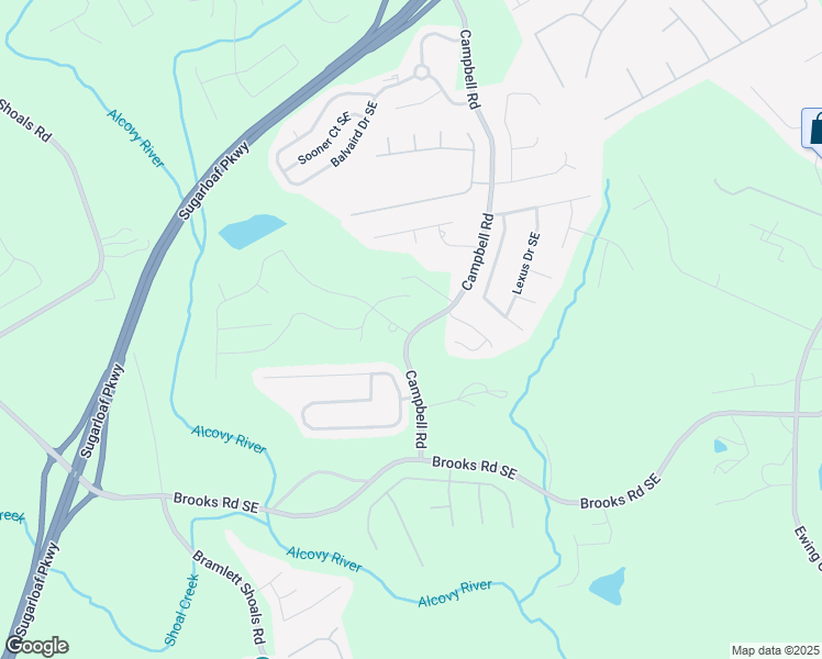 map of restaurants, bars, coffee shops, grocery stores, and more near 1536 Wilson Manor Circle Southeast in Lawrenceville
