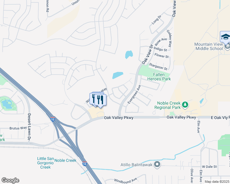 map of restaurants, bars, coffee shops, grocery stores, and more near 838 Classic Avenue in Beaumont