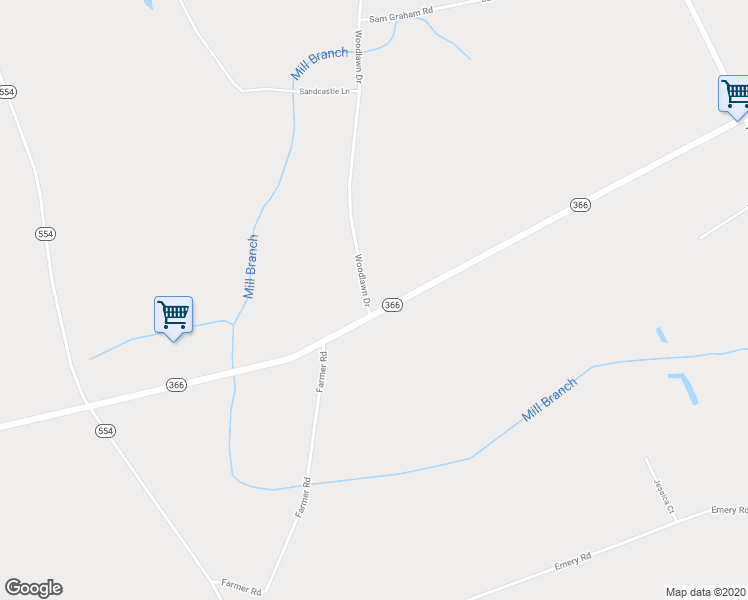 map of restaurants, bars, coffee shops, grocery stores, and more near 4401 Woodlawn Drive in Loris