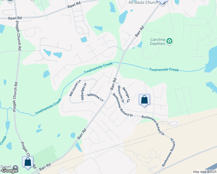 map of restaurants, bars, coffee shops, grocery stores, and more near 221 Wood Eden Court in Lexington