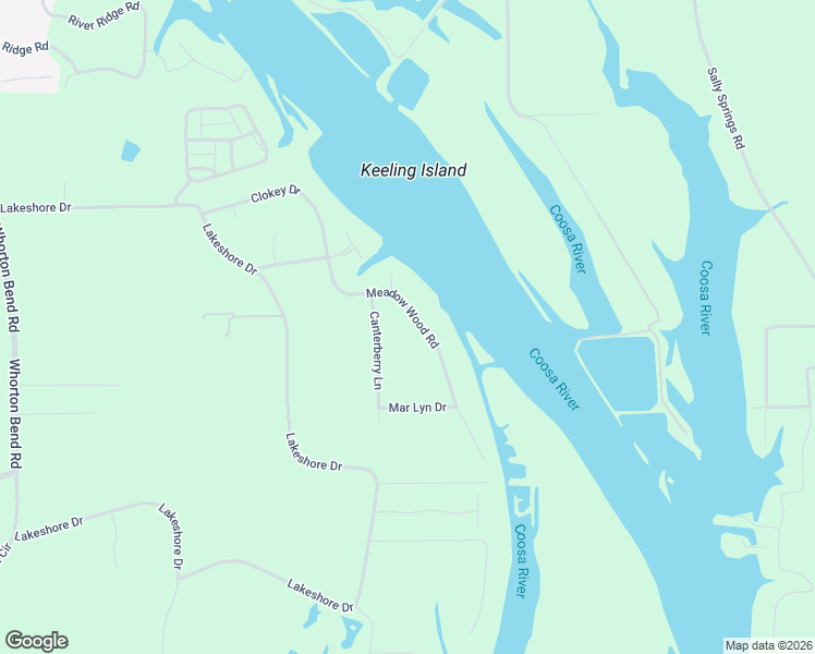 map of restaurants, bars, coffee shops, grocery stores, and more near 103 Canterberry Lane in Gadsden