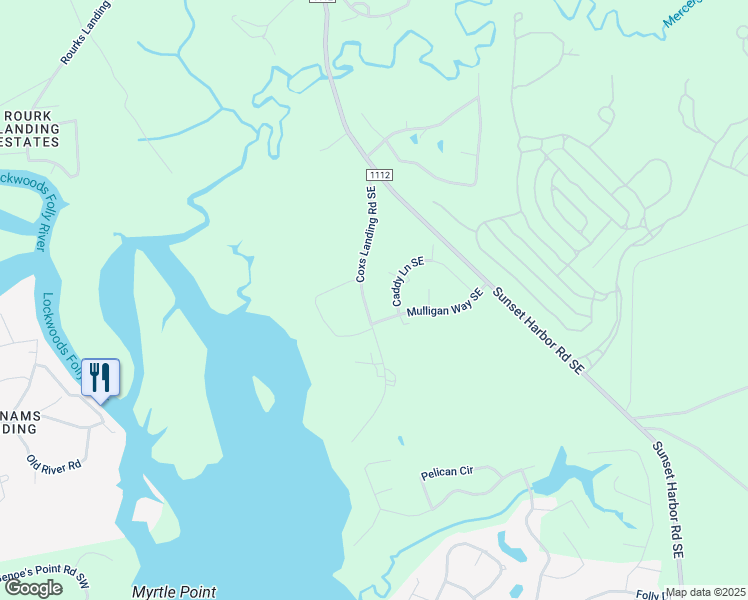 map of restaurants, bars, coffee shops, grocery stores, and more near 2862 Coxs Landing Road Southeast in Bolivia