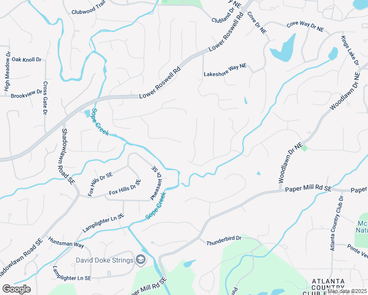 map of restaurants, bars, coffee shops, grocery stores, and more near 181 Sentinel Place in Marietta