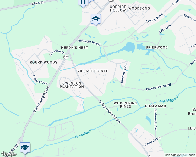 map of restaurants, bars, coffee shops, grocery stores, and more near 4312 Murdock Court in Shallotte