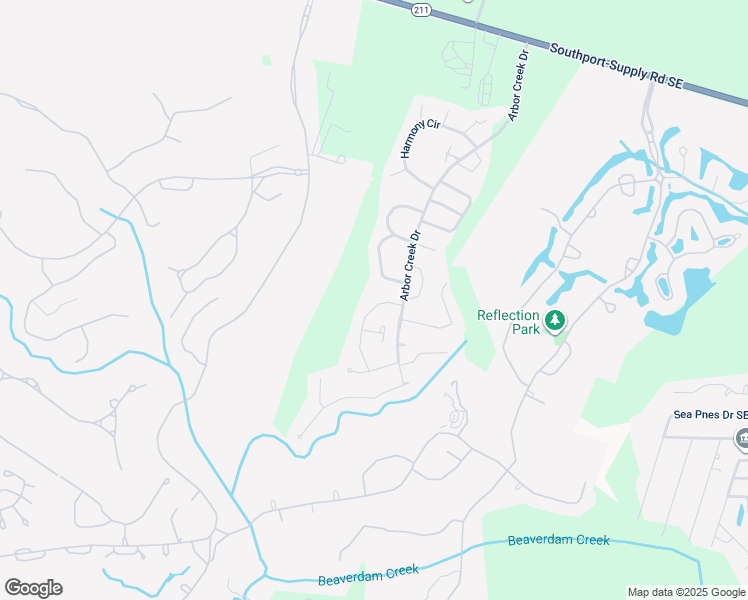 map of restaurants, bars, coffee shops, grocery stores, and more near 3710 Cinnamon Fern Drive in Southport