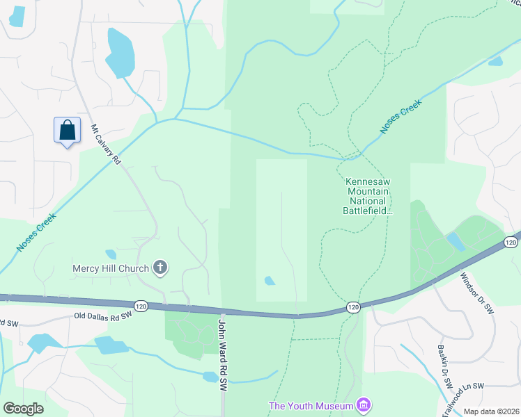 map of restaurants, bars, coffee shops, grocery stores, and more near 255 Hardage Drive Southwest in Marietta
