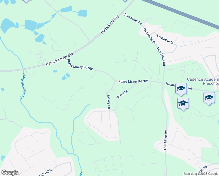 map of restaurants, bars, coffee shops, grocery stores, and more near 921 Roxeywood Drive in Winder