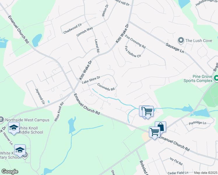 map of restaurants, bars, coffee shops, grocery stores, and more near 211 Coronado Road in West Columbia
