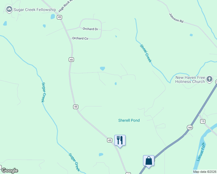map of restaurants, bars, coffee shops, grocery stores, and more near 145 Strawberry Lane in Hayden