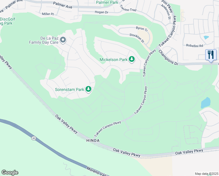 map of restaurants, bars, coffee shops, grocery stores, and more near 35357 Hutchison Place in Beaumont