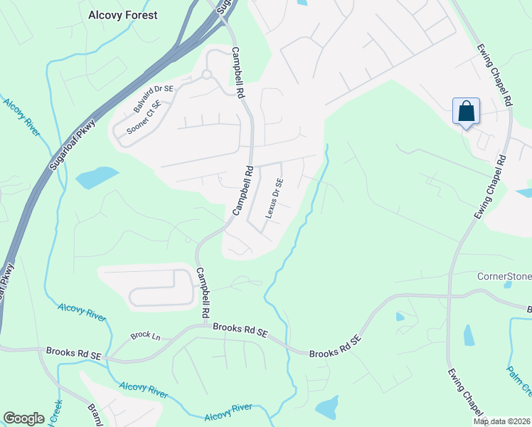 map of restaurants, bars, coffee shops, grocery stores, and more near 1108 Tumlin Court Southeast in Lawrenceville