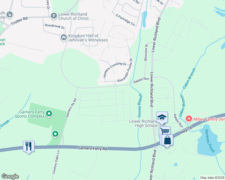 map of restaurants, bars, coffee shops, grocery stores, and more near State Highway 2089 in Richland