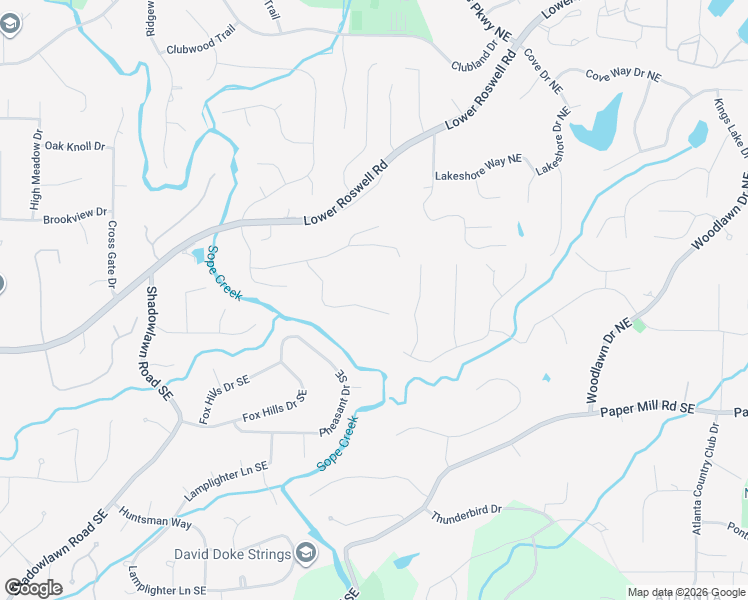 map of restaurants, bars, coffee shops, grocery stores, and more near 188 Sentinel Place in Marietta