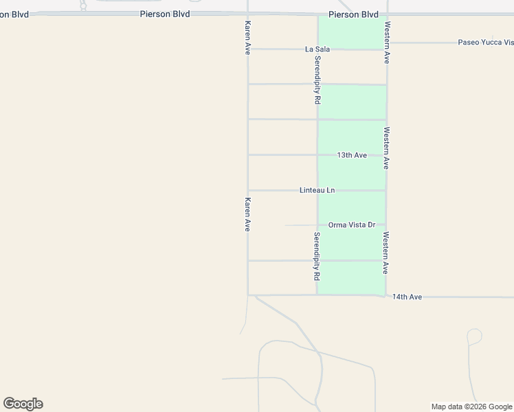 map of restaurants, bars, coffee shops, grocery stores, and more near Karen Avenue in Desert Hot Springs