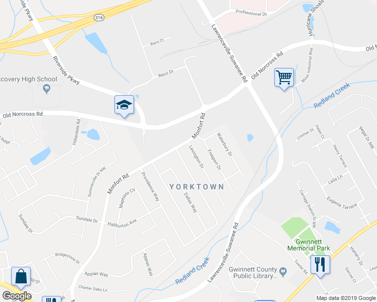 map of restaurants, bars, coffee shops, grocery stores, and more near 474 Lexington Drive in Lawrenceville