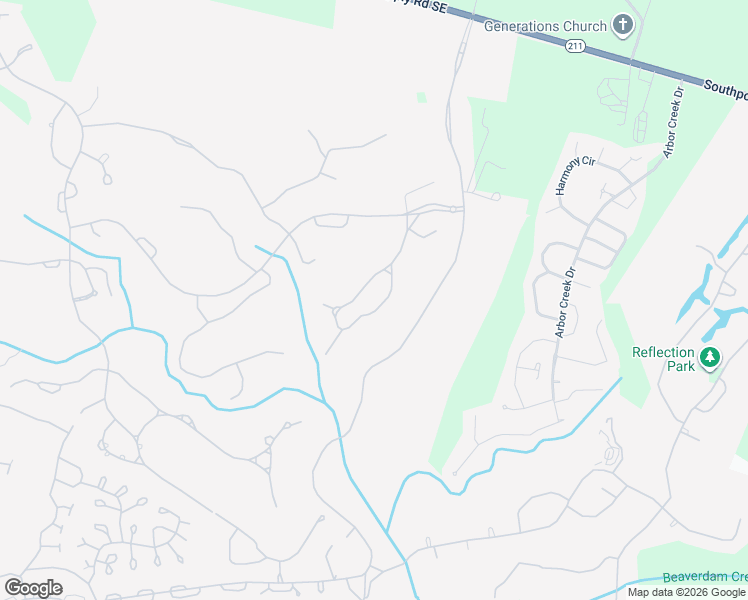map of restaurants, bars, coffee shops, grocery stores, and more near 4118 Brookfield Way in Southport