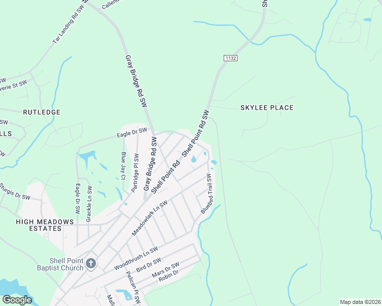 map of restaurants, bars, coffee shops, grocery stores, and more near 2759-2819 Shell Point Rd SW in Shallotte