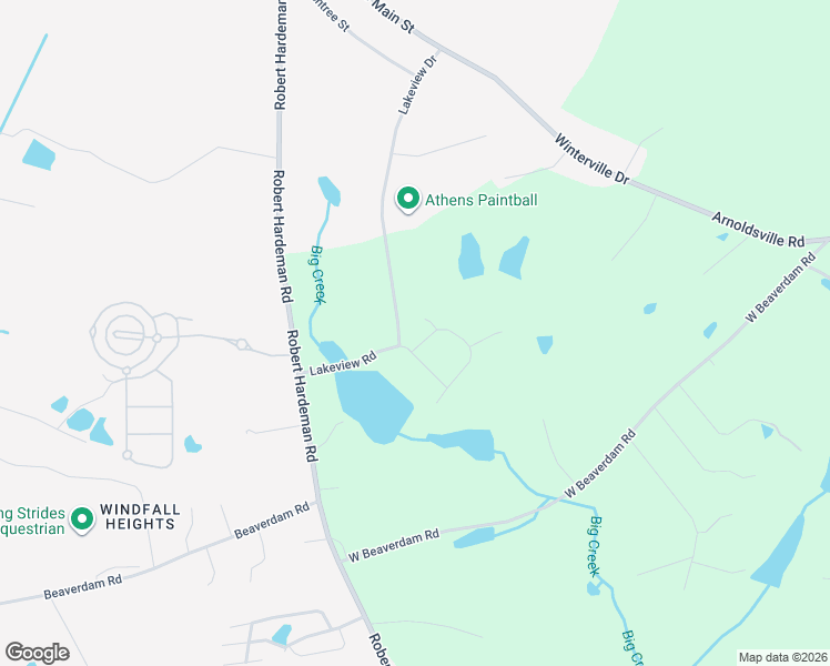 map of restaurants, bars, coffee shops, grocery stores, and more near 9 Amelia Court in Winterville