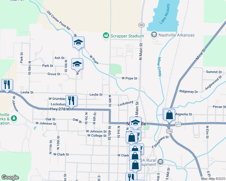 map of restaurants, bars, coffee shops, grocery stores, and more near 824 Mount Pleasant Drive in Nashville