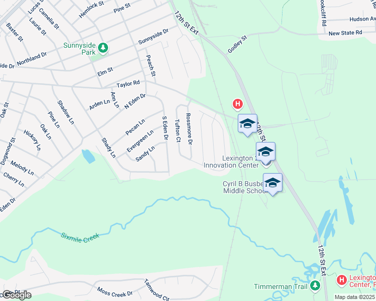 map of restaurants, bars, coffee shops, grocery stores, and more near 184 Rossmore Drive in Cayce