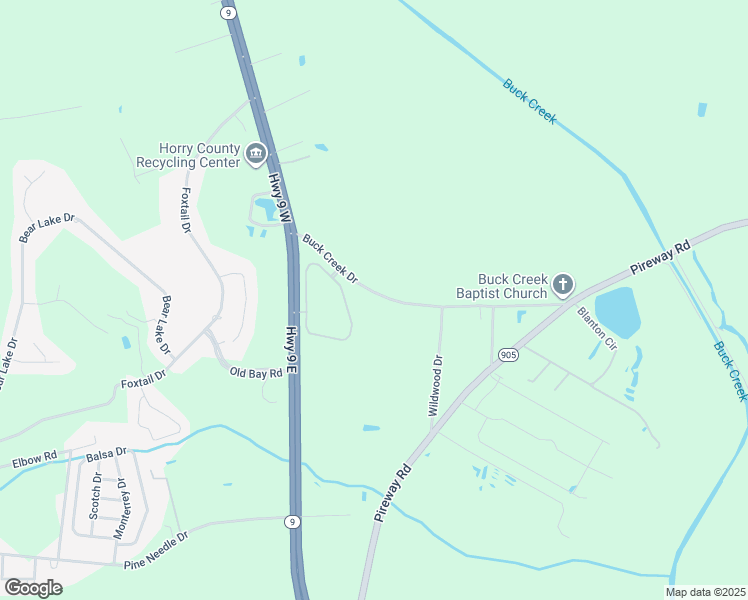 map of restaurants, bars, coffee shops, grocery stores, and more near 313 Buck Creek Drive in Longs