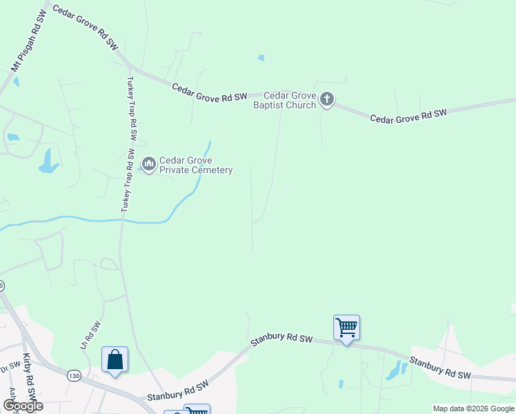 map of restaurants, bars, coffee shops, grocery stores, and more near 2115 Rosemary Ln SW in Brunswick