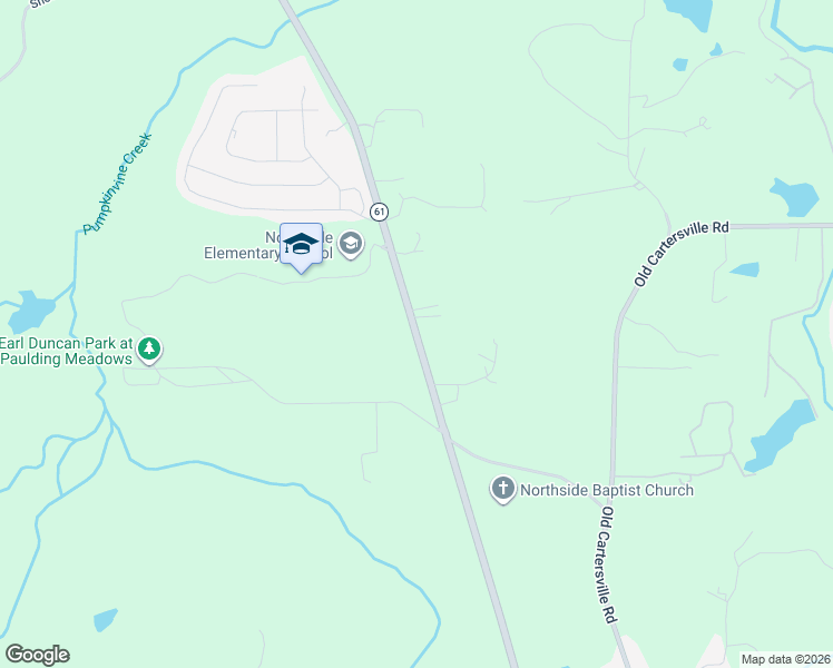 map of restaurants, bars, coffee shops, grocery stores, and more near 2066 Cartersville Highway in Dallas