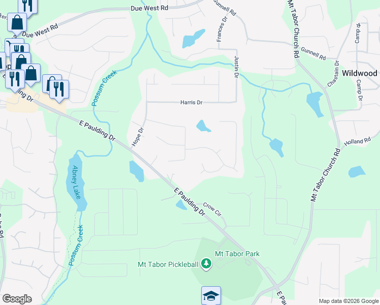 map of restaurants, bars, coffee shops, grocery stores, and more near 315 Hollis Circle in Dallas