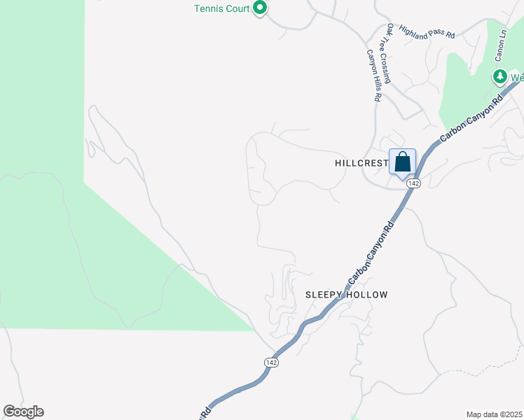 map of restaurants, bars, coffee shops, grocery stores, and more near 16565 Flint Hollow Place in Chino Hills