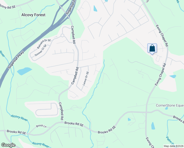 map of restaurants, bars, coffee shops, grocery stores, and more near 949 Tumlin Trace Southeast in Lawrenceville