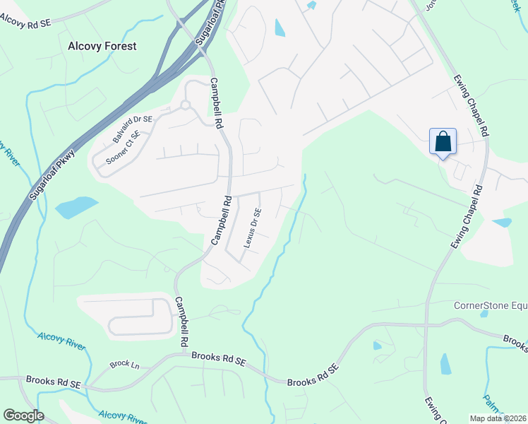 map of restaurants, bars, coffee shops, grocery stores, and more near 949 Tumlin Trace Southeast in Lawrenceville
