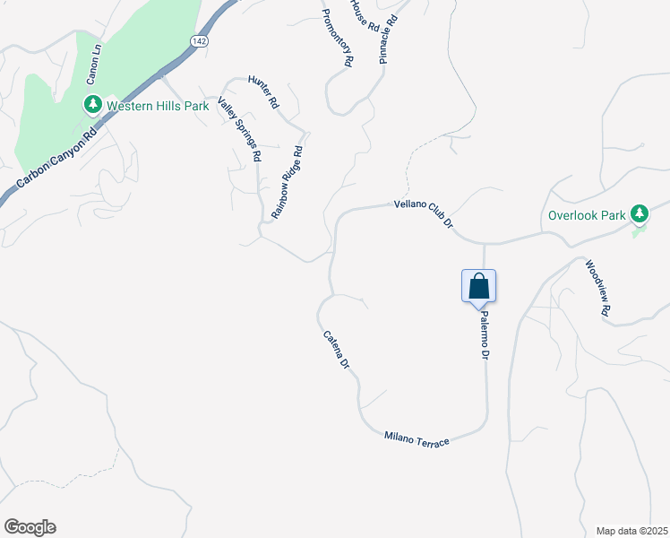 map of restaurants, bars, coffee shops, grocery stores, and more near 16567 Vellano Club Drive in Chino Hills