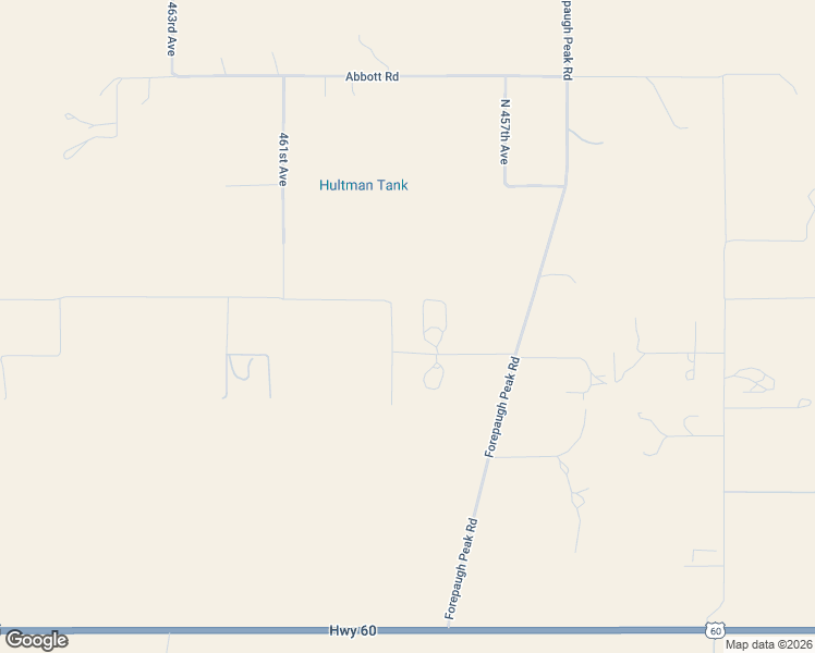 map of restaurants, bars, coffee shops, grocery stores, and more near 51603 North 459th Avenue in Wickenburg