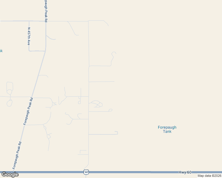 map of restaurants, bars, coffee shops, grocery stores, and more near 45109 West Trotter Road in Wickenburg