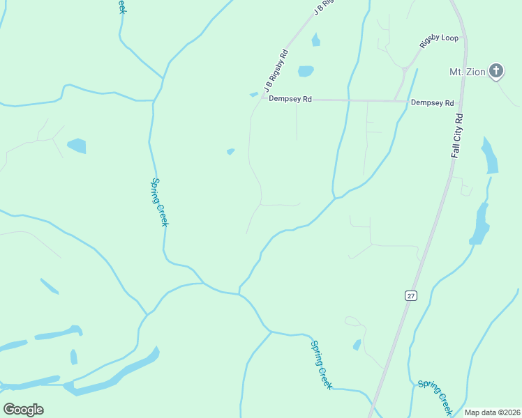 map of restaurants, bars, coffee shops, grocery stores, and more near 1315 J B Rigsby Road in Jasper