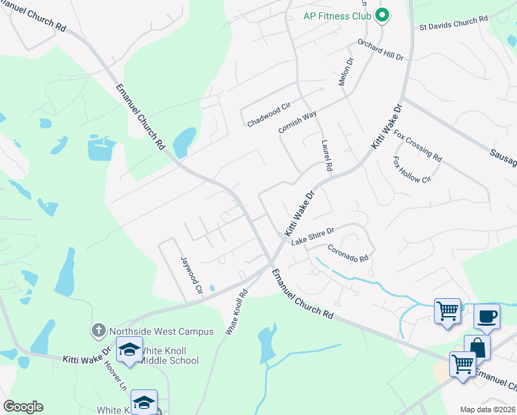 map of restaurants, bars, coffee shops, grocery stores, and more near 200 Lakeshire Drive in Lexington