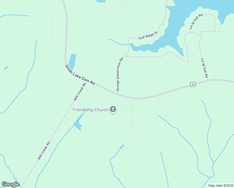 map of restaurants, bars, coffee shops, grocery stores, and more near 5661 Smith Lake Dam Road in Jasper