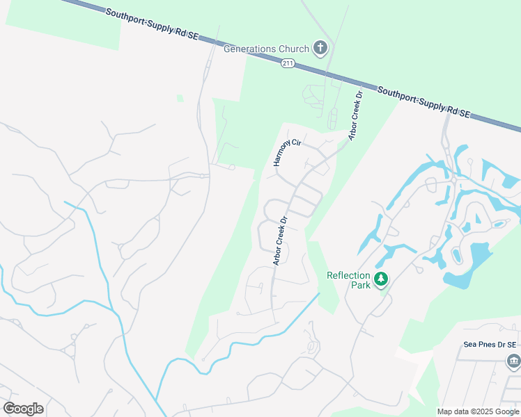map of restaurants, bars, coffee shops, grocery stores, and more near 3870 White Blossom Circle in Southport