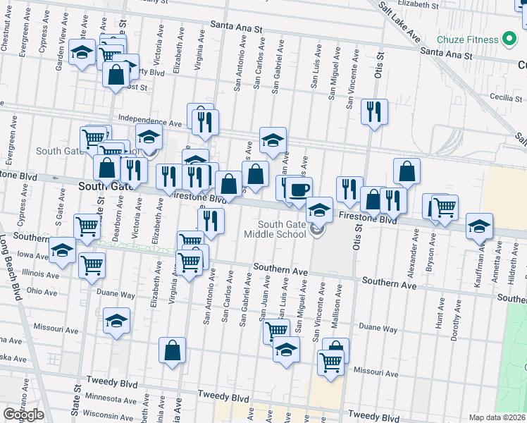 3800 Firestone Boulevard, Downey CA - Walk Score