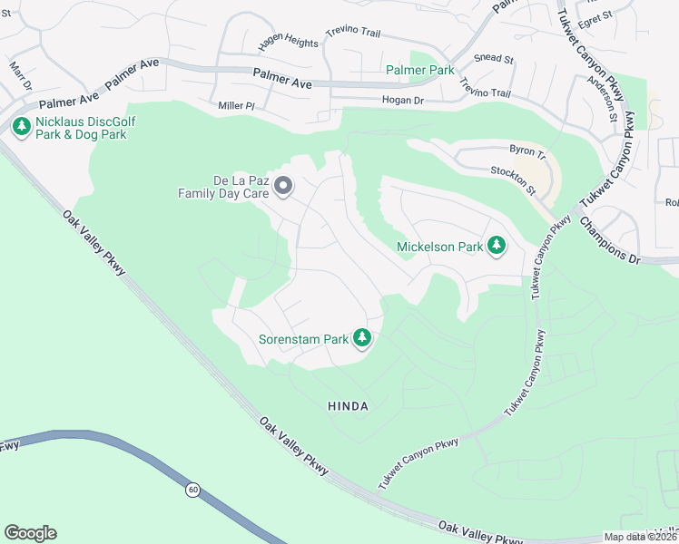 map of restaurants, bars, coffee shops, grocery stores, and more near Unnamed Road in Calimesa