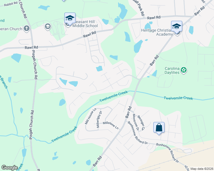 map of restaurants, bars, coffee shops, grocery stores, and more near 209 Kennebec Court in Lexington