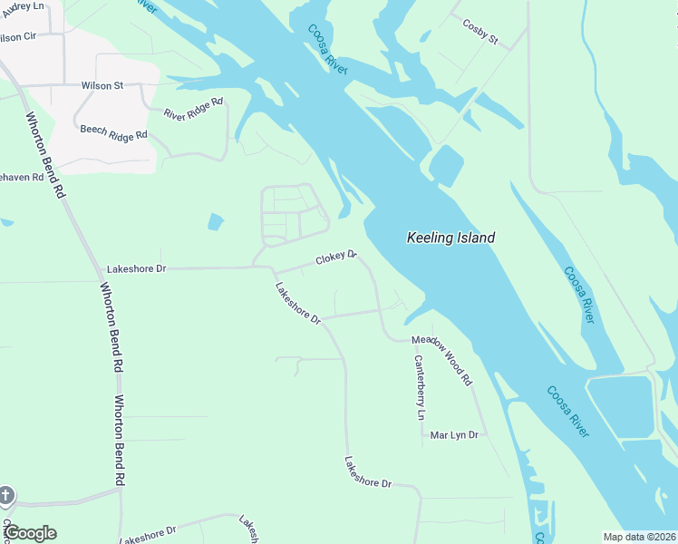 map of restaurants, bars, coffee shops, grocery stores, and more near 113 Clokey Drive in Gadsden